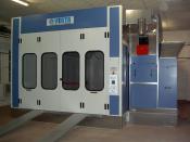 Lakovací a vysoušecí kabina CONQUER vnitřní délka 7260 mm